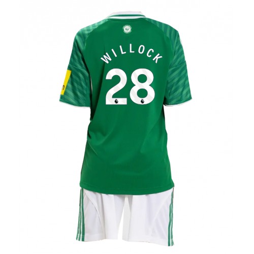 Stroje piłkarskie Newcastle United Joe Willock #28 Koszulka Wyjazdowej dla dzieci 2025-26 Krótki Rękaw (+ szorty)